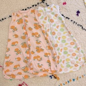 Set of 2 Hudson Baby Sleep Sacks (S 0-3m)